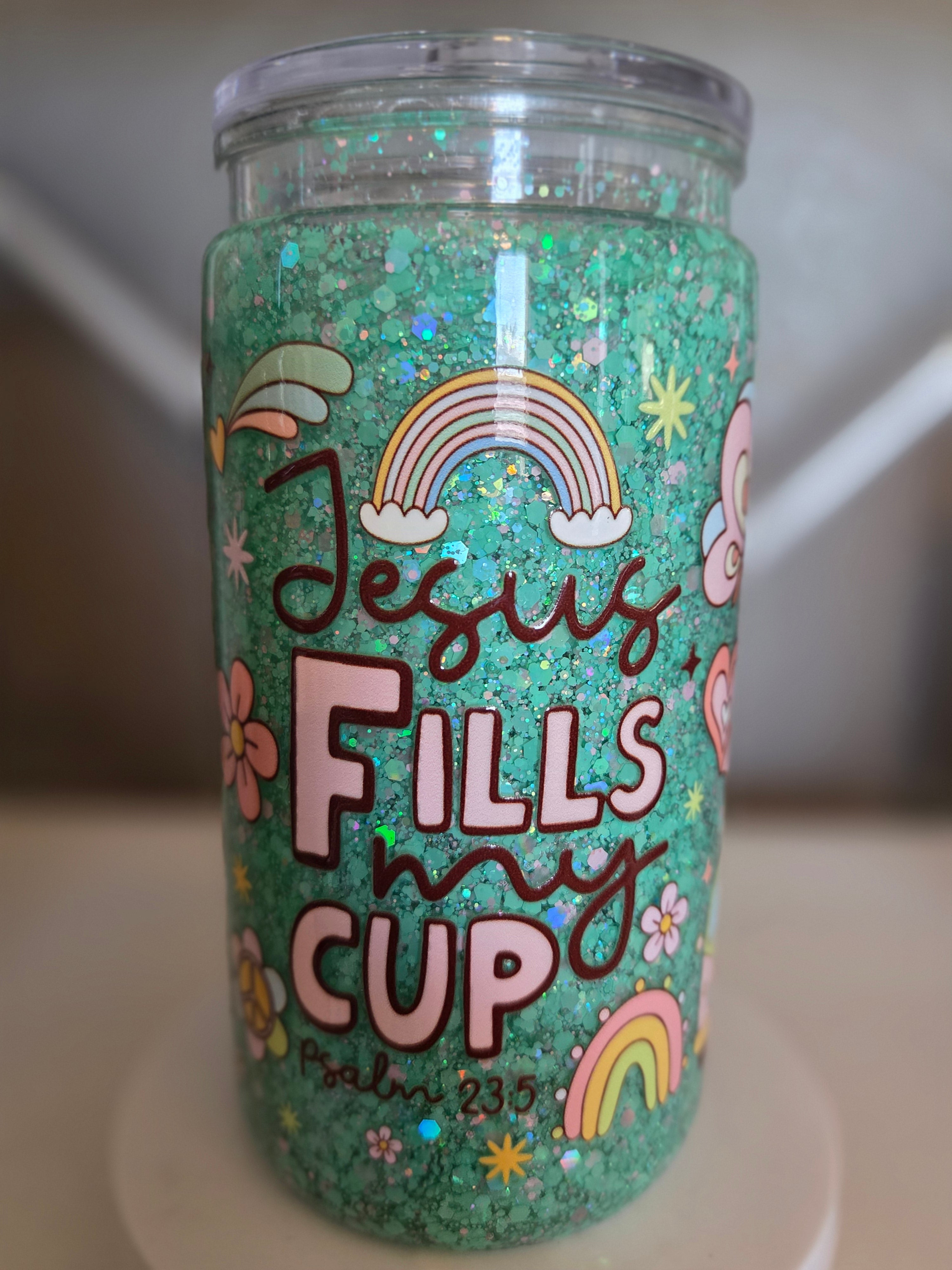 16oz Glitter