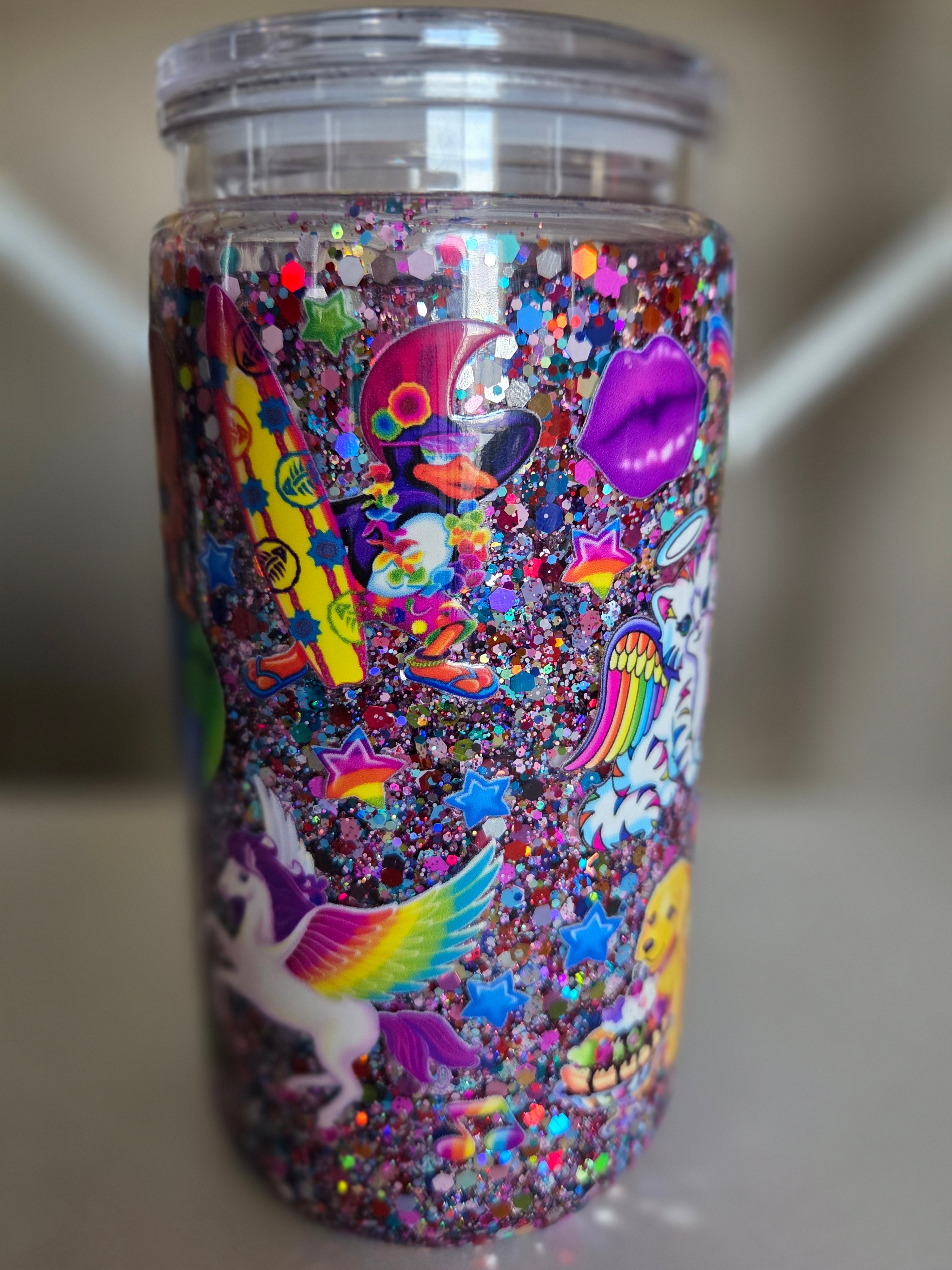 16oz Glitter