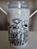 16oz Glitter